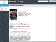Tablet Screenshot of cinepya.com